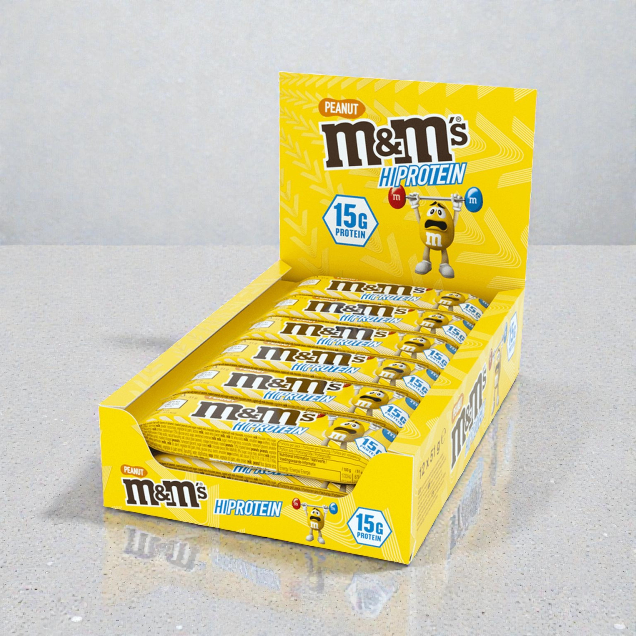 Mars - M&M`s HiProtein Bar - 12x 3x 52g